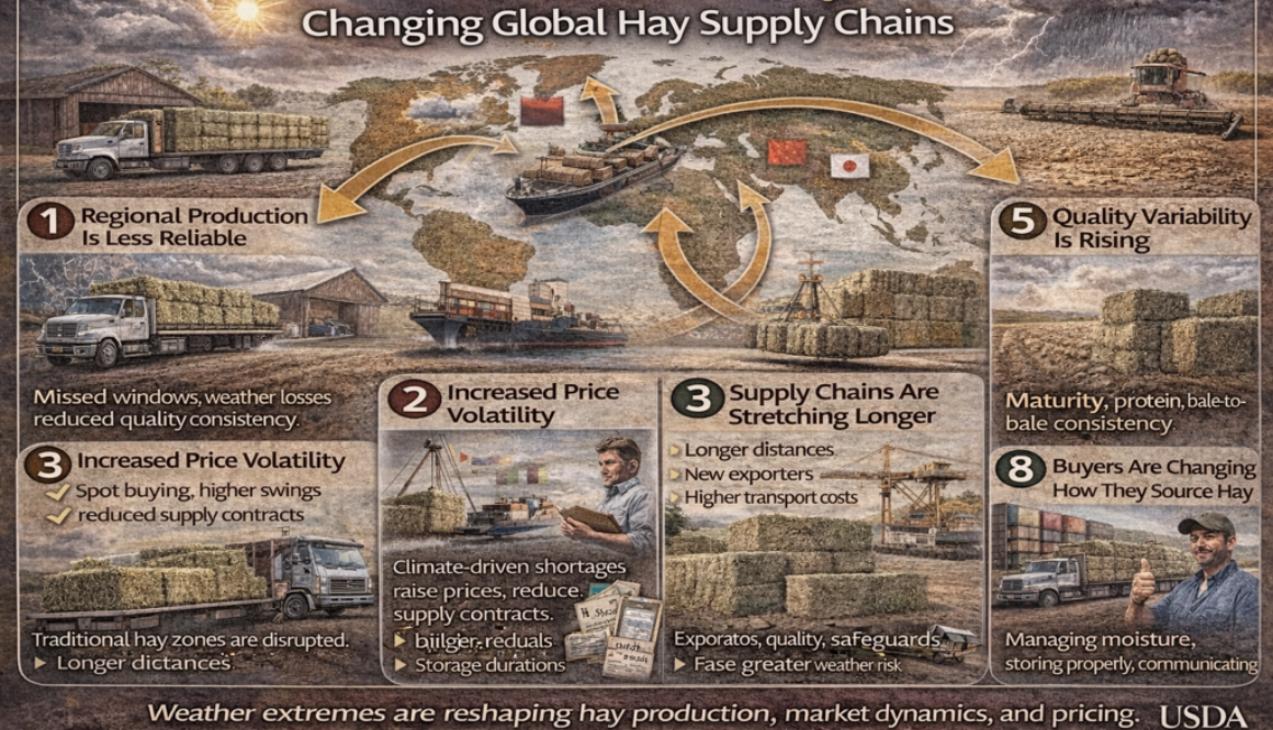 How Climate Variability Is Changing Global Hay Supply Chains
