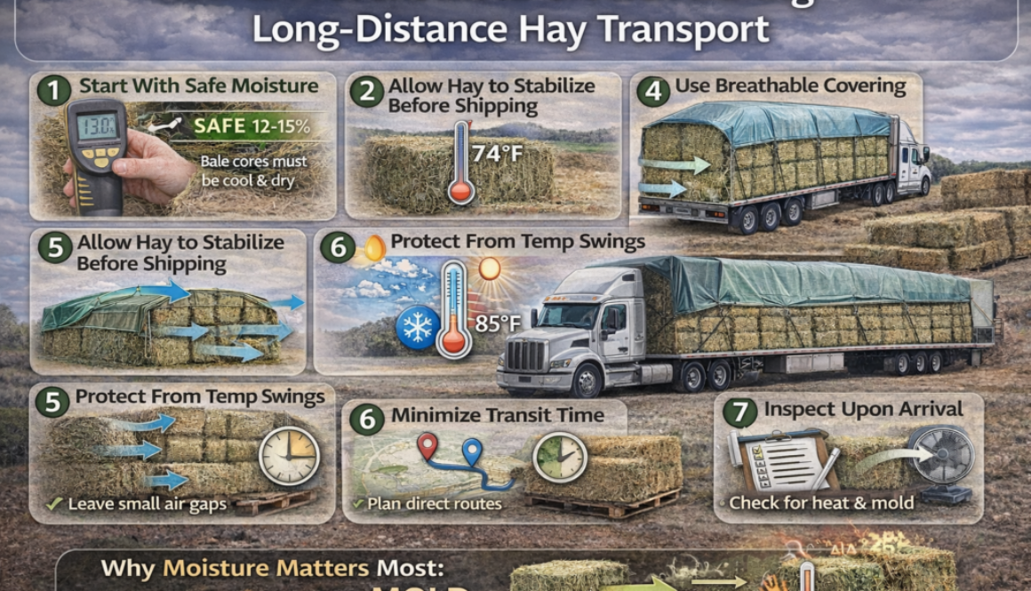 How to Prevent Mold Growth During Long-Distance Hay Transport.