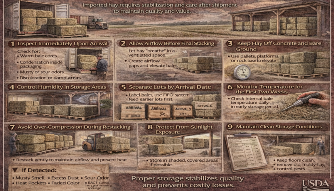 How to Store Imported Hay to Preserve Nutritional Integrity.