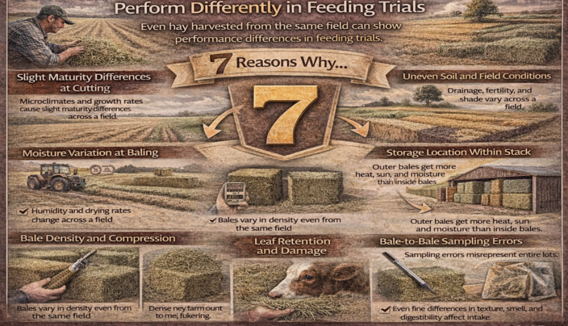 Why Hay From the Same Field Can Perform Differently in Feeding Trials.